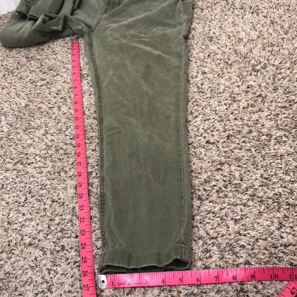 Paige Pants Size 30 Olive Army Green - Picture 6 of 10